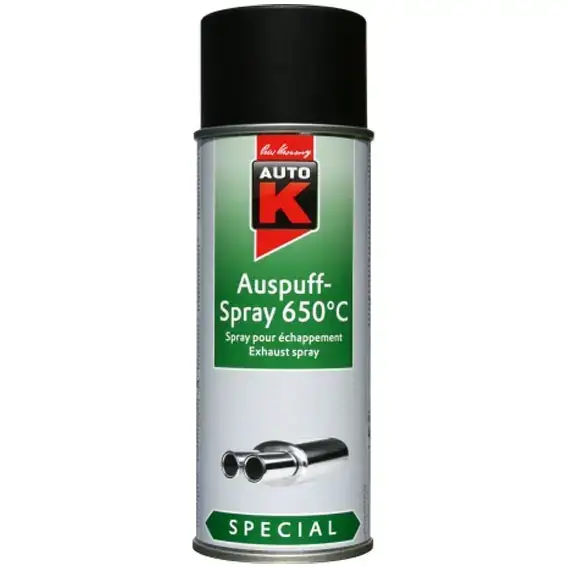 Dernière Chance PEINTURE HAUTE TEMPERATURE SPECIAL ECHAPPEMENT 400ML NOIRE 800°C – 233099 – AUTOK