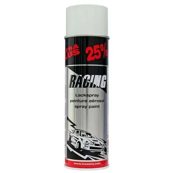 BOMBE RACING BLANC BRILLANT 500ML – 288904 – AUTOK Dernière Chance