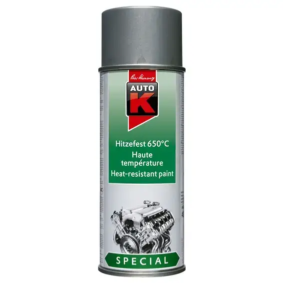 Paiement Sécurisé PEINTURE HAUTE TEMPERATURE 400ML ARGENT 650°C – 033030 – AUTOK