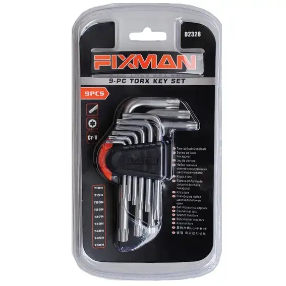 Offre Spéciale SET 9 CLES RESISTORX FIXMAN