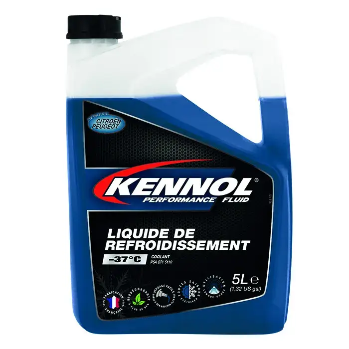 Liquide de Refroidissement KENNOL Peugeot Citroën – 5L Nouveauté