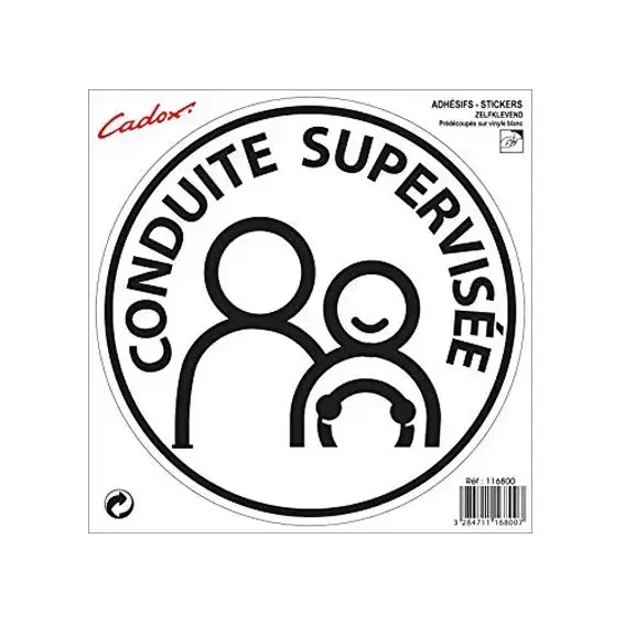 ADHESIF DISQUE CONDUITE SUPERVISEE – 116800 – CADOX Prix Réduit
