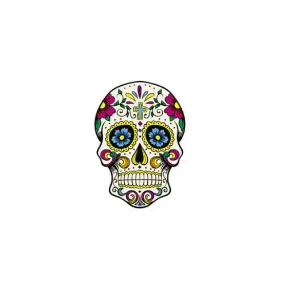 Top Vente TATOO TRANSFERABLE HIPPIE SKULL 2