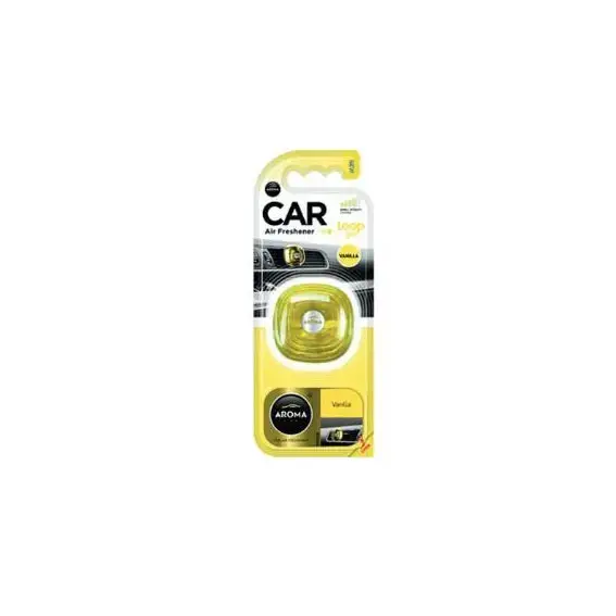 Livraison Gratuite DESODORISANT AROMA CAR LOOP VANILLE