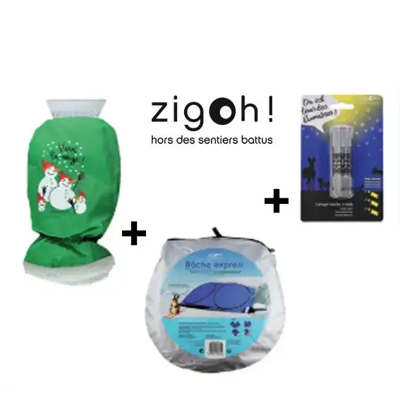 Affaire À Saisir Pack Bache PoP up + Gratte Givre à gant +lampe torche ( piles incluses) l&rsquo;ensemble.