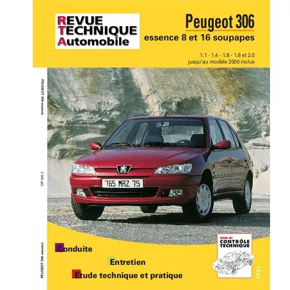 Revue Technique Automobile – PEUGEOT 306 ( de 02-1993 à 08-2002 ) Nouvel Arrivage