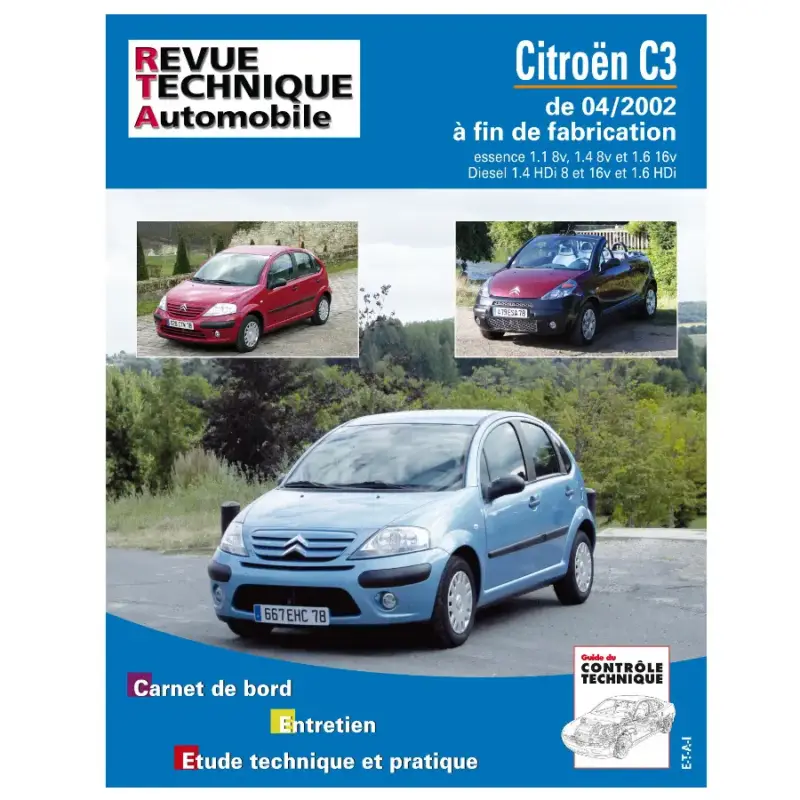 Top Vente Revue Technique Automobile – Citroën C3 2002/2010