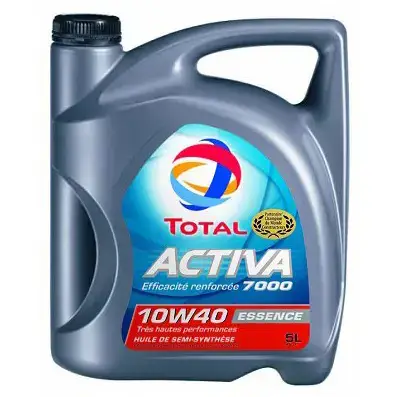 Huile moteur Total Activa 7000 10W40 essence 5L Soldes