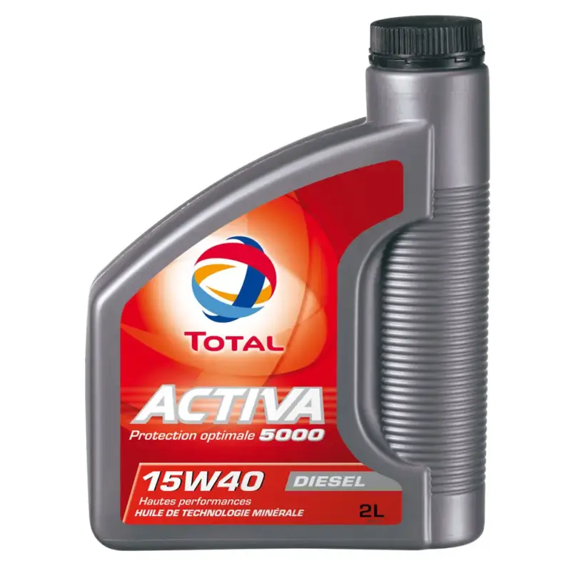 Usine Directe Huile moteur Total Activa 5000 10W40 Diesel 2L
