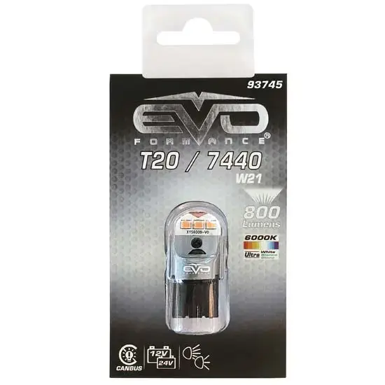Amp led canbus elite 600 12/24v t20 x1 – EVO Authentique