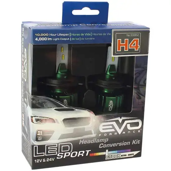 Kit de conversion sport led h4 6000k – EVO Usine Directe