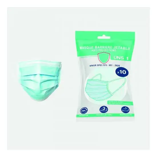 Lot de 10 masques – JMB Usine Directe