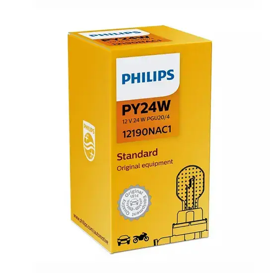 Livraison Express Ampoule PY24W 12190 NA 12V C1 PHILIPS – 12190NAC1