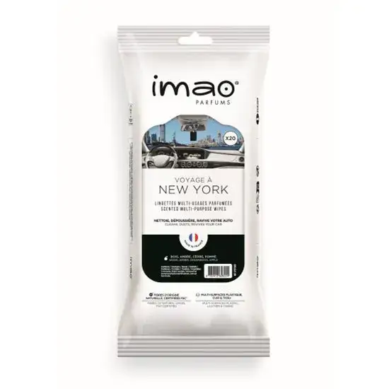 Lingettes parfumées x20 Voyage à New York – IMAO Remise