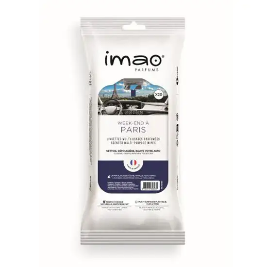 Usine Directe Lingettes parfumées x20 Week-end à Paris – IMAO