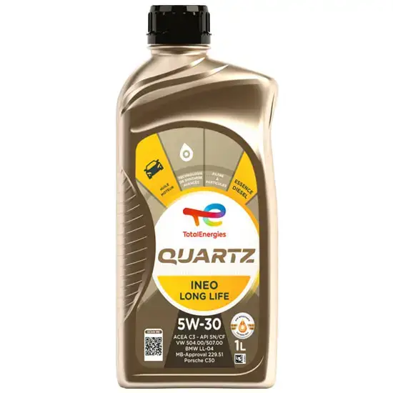 Paiement Sécurisé Huile moteur quartz ineo ll 5w30 1l – TOTAL