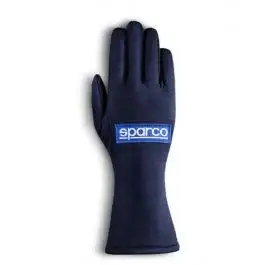 Gants SPARCO LAND CLASSIC FIA 8856 2018 Bleu Marine Haute Qualité
