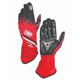Haute Qualité Gants Karting OMP KS 2 ART Rouge Noir