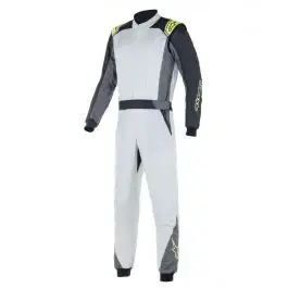 Combinaison ALPINESTARS ATOM FIA 8856 2018 Argent Anthracite Jaune Vente Directe