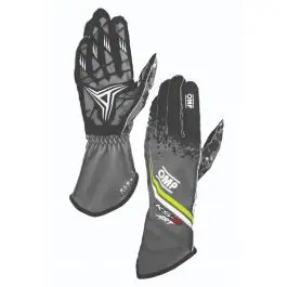 Solde Gants Karting Enfant OMP KS 2 ART Anthracite Jaune