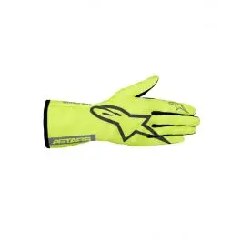 Gants Karting Enfant ALPINESTARS TECH 1 K RACE V2 PURE Jaune Gris Meilleure Vente