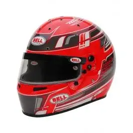 Certifié Casque Karting Integral BELL KC7 CMR PRO CHAMPIONAnthracite Rouge