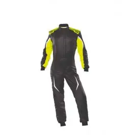 Retour Gratuit Combinaison OMP TECNICA EVO FIA 8856 2018 Noir Jaune