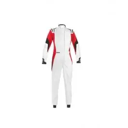 Expédition Rapide Combinaison SPARCO COMPETITION LADY FIA 8856 2018 Blanc Rouge Noir