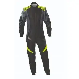 Expédié Aujourd’hui Combinaison Karting OMP KS 2X ART FIA 8877 2022 Noir Jaune