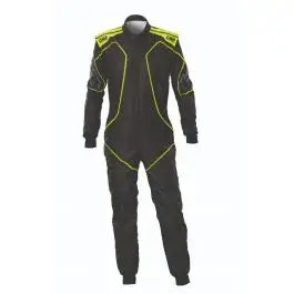 Combinaison Karting Enfant OMP KS 3X ART FIA 8877 2022 Noir Jaune Prix Choc