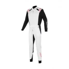 Seulement Aujourd’hui Combinaison Karting ALPINESTARS KMX 5 V3 FIA 8877 2022 Blanc Noir Rouge