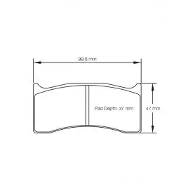 Marque Plaquettes de Frein PAGID Forme 8000 Composé RS42