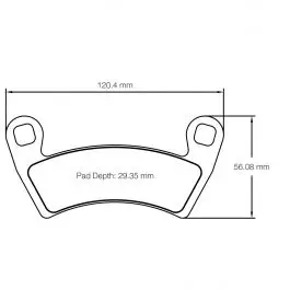 Plaquettes de Frein PAGID Forme 6000 Composé UTV1 Soldes