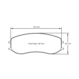 Plaquettes de Frein PAGID Forme 4928 Composé RSL1 Offre Exclusive