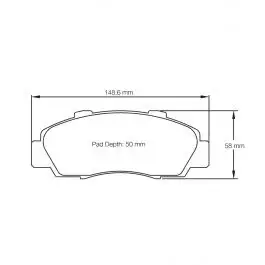 Vente Directe Plaquettes de Frein PAGID Forme 2623 Composé RSL29
