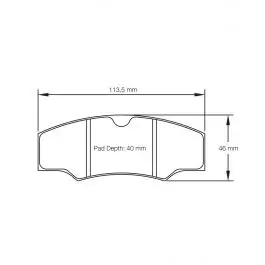 Usine Directe Plaquettes de Frein PAGID Forme 1749 Composé RSH42