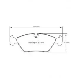 Plaquettes de Frein PAGID Forme 1144 Composé RSL29 Bon Plan