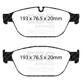 Plaquettes EBC Yellowstuff DP42087R Pas Cher