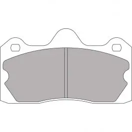 Satisfait Ou Remboursé Plaquettes de frein FERODO FRP3115 DS2500 130 mm x 73 mm x 14,8 mm