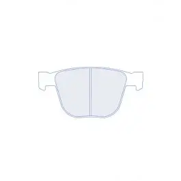 Satisfait Ou Remboursé Plaquettes de frein CL Brakes 4161 RC6E 139,7 mm x 67,94 mm x 17 mm
