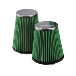 Top Vente Filtre à air conique universel GREEN FILTER entrée droite 150/190/120/250