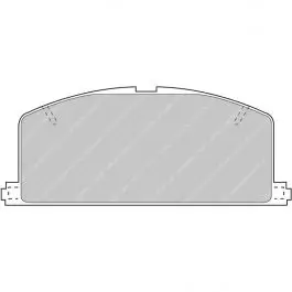 Top Vente Plaquettes de frein FERODO FCP308 DS3000 120 mm x 48 mm x 15 mm