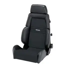 Achat Immédiat Baquet RECARO Expert L Simili cuir noir/Dinamica noir