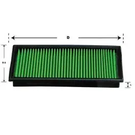 Usine Directe Filtre compétition GREEN FILTER pour PEUGEOT 206 Super 1600 1 couche