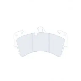 Plaquettes de frein CL Brakes 4081 RC6 188,5 mm x 106,2 mm x 16 mm Offre Exclusive