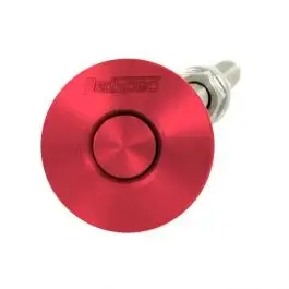 Remise Fixation rapide REDSPEC type « Push Clip » en aluminium Rouge