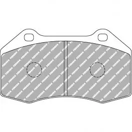 Soldes Plaquettes de frein FERODO FCP1667 DS2500 124,8 mm x 70,7 mm x 15,5 mm
