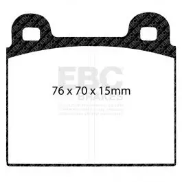 Usine Directe Plaquettes EBC Yellowstuff DP4103R