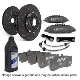 Solde Kit gros freins avant et arrière EBC BBK044R-1FR