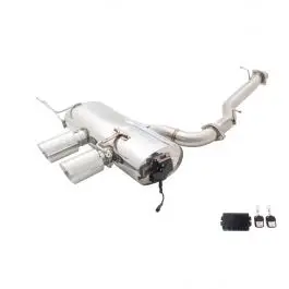 Vente Directe Ligne d'échappement inox à clapet XFORCE ES-VW07VMK-CBS